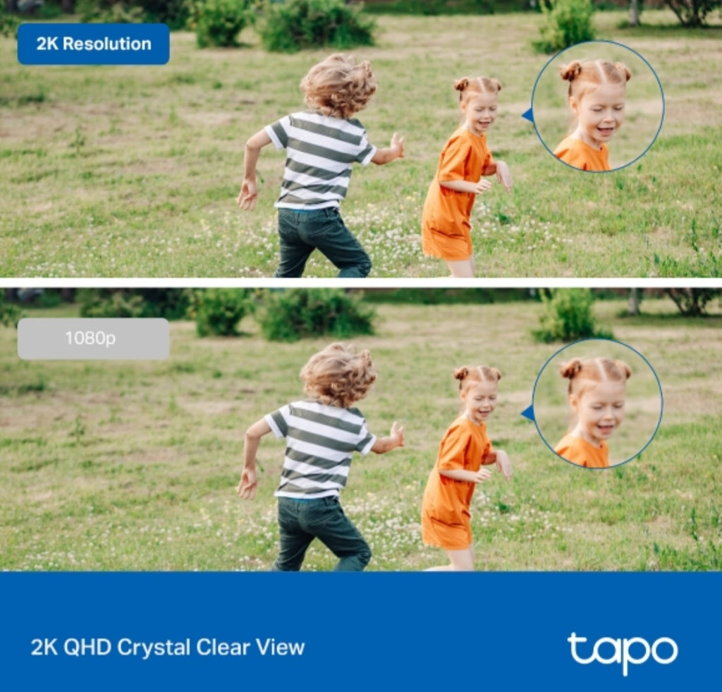 Tapo C320WS 2K QHD Outdoor Wi-Fi Security Camera with Starlight Color Night Vision & AI Detection