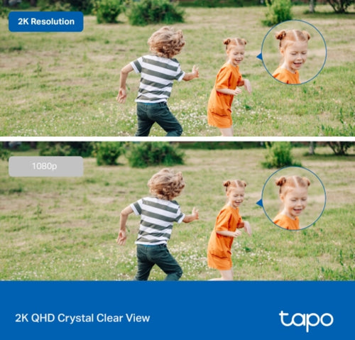 Tapo C320WS 2K QHD Outdoor Wi-Fi Security Camera with Starlight Color Night Vision & AI Detection