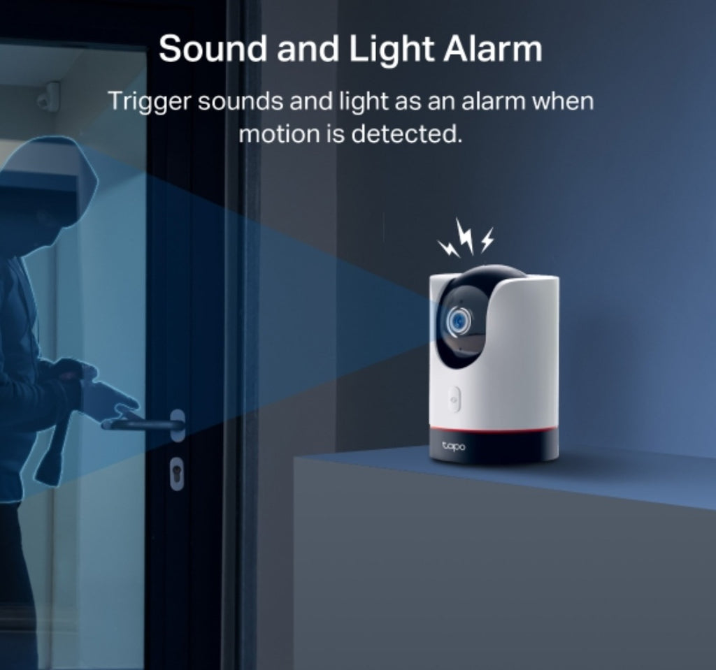 TP-Link Tapo C225 2K QHD AI Pan & Tilt Indoor Wi-Fi Security Camera with Smart Motion Tracking
