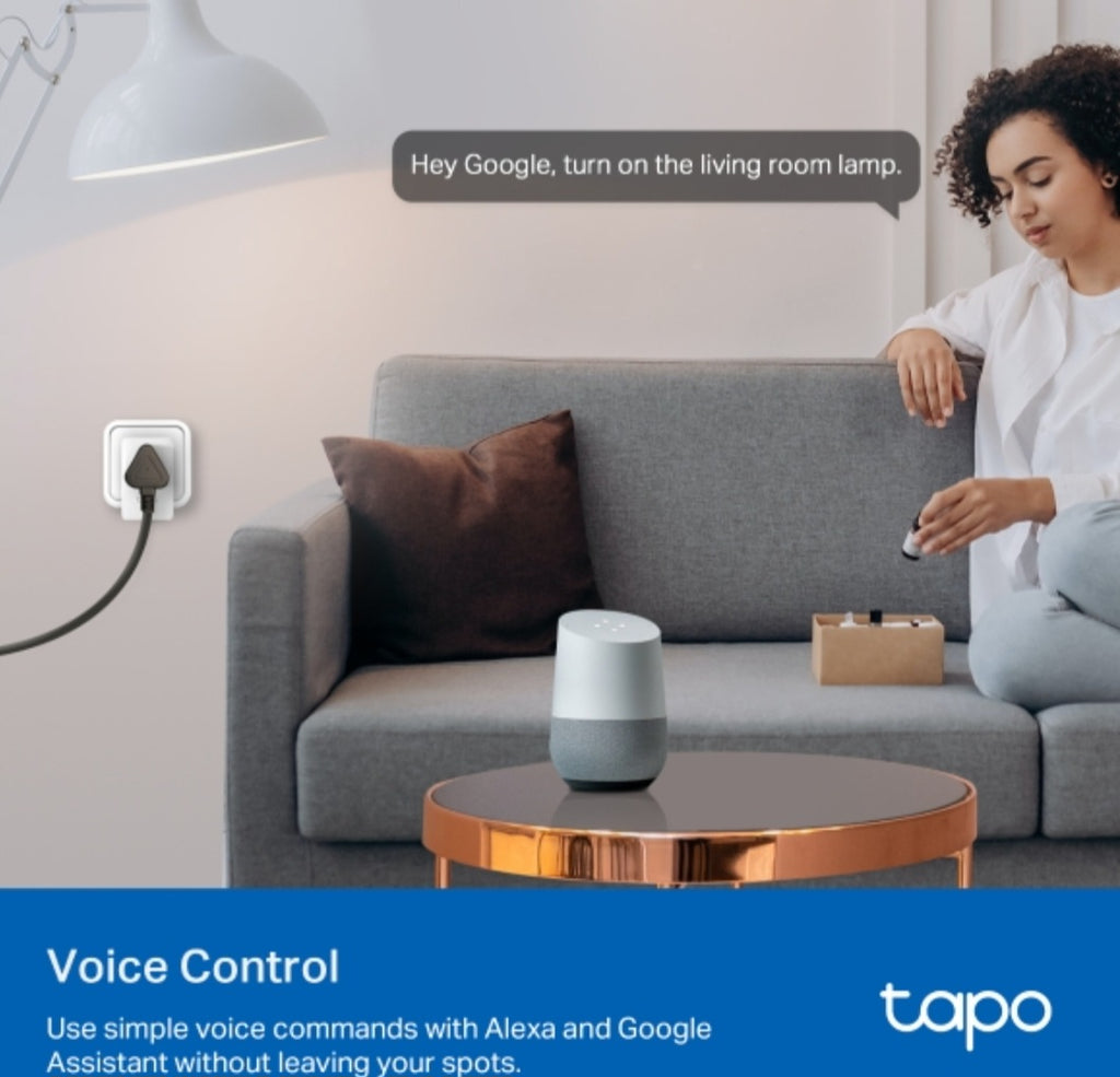 TP-Link Tapo P110 (EU) Mini Smart Wi-Fi Plug with Energy Monitoring | Remote Control | Alexa & Google Assistant