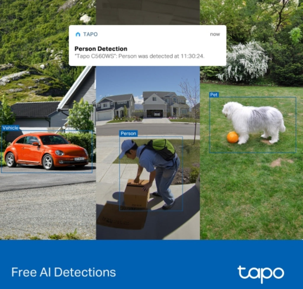 Tapo C560WS 4K Outdoor Wi-Fi Security Camera | 360° Pan & Tilt | Color Night Vision